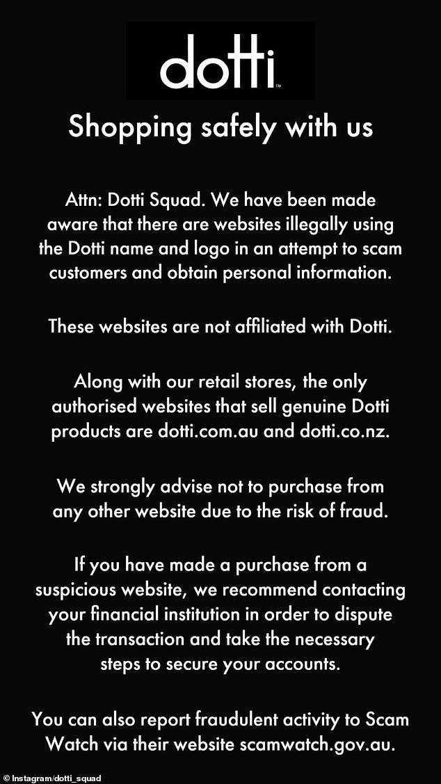 dotti-warns-customers-to-beware-of-scammers-posing-as-major-fashion-label-–-daily-mail