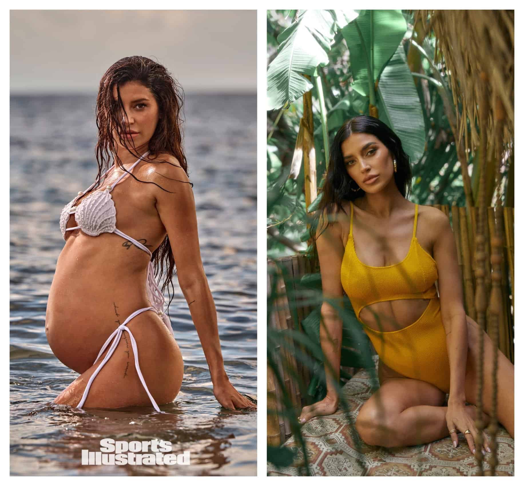 nicole-williams-english-on-her-(very-pregnant)-sports-illustrated-shoot-and-new-swimwear-collaboration