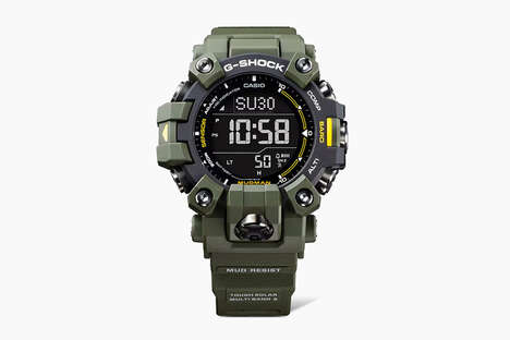 hyper-ruggedized-digital-timepieces-–-the-g-shock-mudmaster-gw-9500-has-a-bio-based-resin-case-(trendhunter.com)