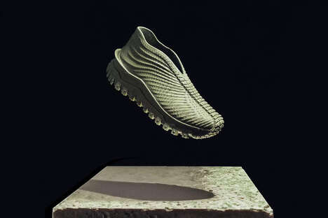 recyclable-mono-material-footwear-–-the-moncler-trailgrip-3d-is-aesthetically-pleasing-(trendhunter.com)