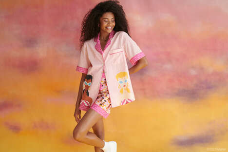 nostalgic-luxury-sleepwear-–-the-barbie-x-karen-mabon-collection-shares-stylish-retro-prints-(trendhunter.com)