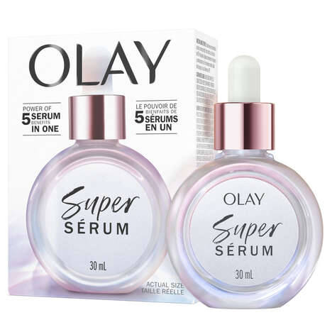 all-in-one-luxury-serum-solutions-–-olay-launched-the-super-serum,-boasting-a-lightweight-formula-(trendhunter.com)