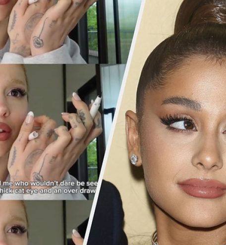 ariana-grande-playfully-shaded-herself-while-putting-on-her-signature-“thick-cat-eye”-beauty-look